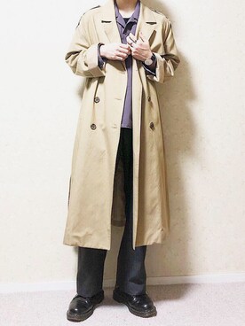 「sunsea」｜「アイテム（その他シューズ）」を使った、shunさん（メンズ・170cm）の春コーディネート