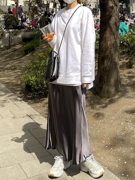 「H&M（エイチ・アンド・エム）のアイテム（スニーカー）」を使った、meiyueさん（レディース・160cm）の春コーディネート