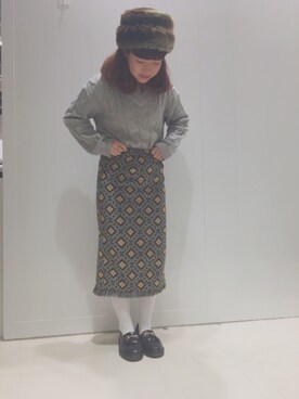 momokoさん（レディース・151cm）の冬コーディネート