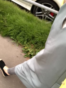 「POU DOU DOU（プードゥドゥ）のアイテム（ジャンパースカート）」を使った、Conaさん（レディース・156cm）の夏コーディネート