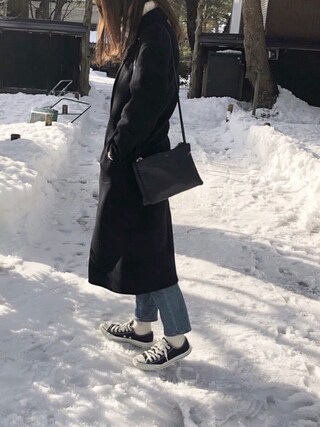 Spick and Span ダブルフェイスオーバーコート　ネイビー　ロング 20181223222447286_1000.jpg