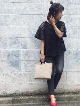 「Gem.（ジェム）のアイテム」を使った、nano・universe lady's pressさん（レディース・157cm）の春コーディネート