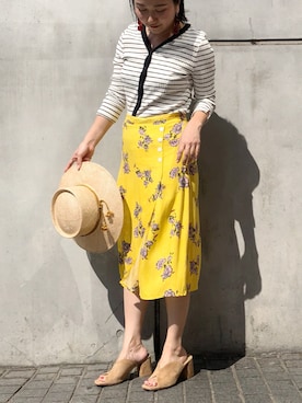 「アイテム（カーディガン/ボレロ、その他）」を使った、nano・universe lady's pressさん（レディース・157cm）の夏コーディネート