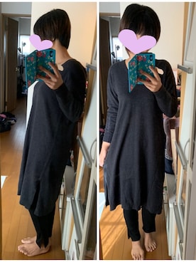 「スリットレギンス」｜cocolulu97さん（レディース・165cm）の秋コーディネート