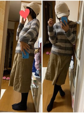 「ボーター」｜cocolulu97さん（レディース・165cm）の秋コーディネート