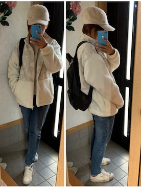 「Design Tshirts Store graniph（デザイン　ティーシャツ　ストア　グラニフ）のアイテム（ジャケット/アウター）」を使った、cocolulu97さん（レディース・165cm）の春コーディネート
