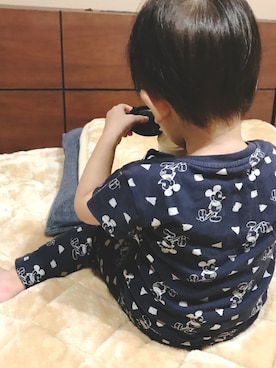 「UNIQLO（ユニクロ）のアイテム（その他）」を使った、★sota★さん（キッズ・80cm）の秋コーディネート