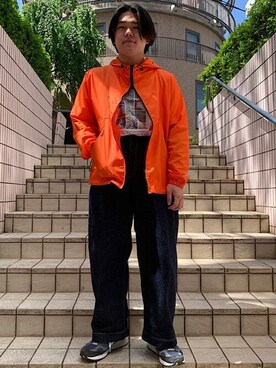 オレンジパーカー のメンズ人気ファッションコーディネート Wear