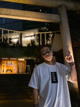 「シロＴ」｜ホタさん（メンズ・173cm）の冬コーディネート