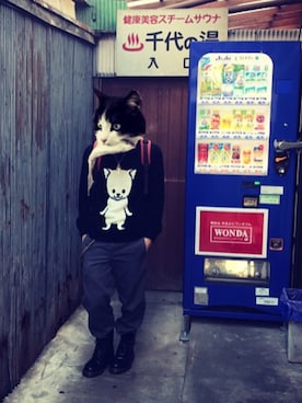 「CUNE（キューン）のアイテム」を使った、まさん（メンズ・165cm・10代）の冬コーディネート