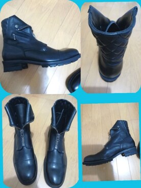 「semantic design（セマンティックデザイン）のアイテム（ブーツ）」を使った、OKAWA⭐︎相互さん（メンズ・180cm）の秋コーディネート