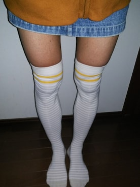 「アイテム（デニムスカート）」を使った、ロンドベルさん（レディース・170cm）の秋コーディネート