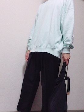 「Request（リクエスト）のアイテム（パンツ）」を使った、むんさん（メンズ・180cm）の春コーディネート