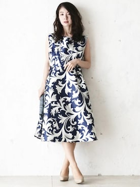 「cawaii（カワイイ）のアイテム（ワンピース）」を使った、こじまゆCAWAIIスタッフさん（レディース・155cm）の冬コーディネート