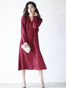 「Cawaii」｜CAWAIIスタッフさん（レディース・155cm）の冬コーディネート