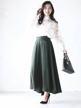 「cawaii（カワイイ）のアイテム」を使った、こじまゆCAWAIIスタッフさん（レディース・155cm）の冬コーディネート