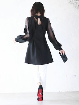 「cawaii（カワイイ）のアイテム」を使った、こじまゆCAWAIIスタッフさん（レディース・155cm）の冬コーディネート