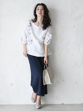 「Cawaii」｜CAWAIIスタッフさん（レディース・155cm）の冬コーディネート