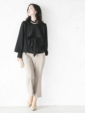 「Cawaii」｜CAWAIIスタッフさん（レディース・155cm）の春コーディネート