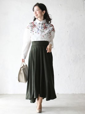 「Cawaii」｜CAWAIIスタッフさん（レディース・155cm）の春コーディネート