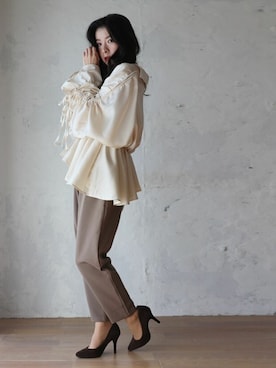 こじまゆCAWAIIスタッフさん（レディース・155cm）の春コーディネート