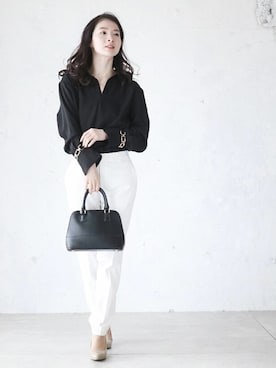 「Cawaii」｜CAWAIIスタッフさん（レディース・155cm）の春コーディネート