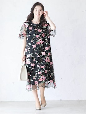 「cawaii（カワイイ）のアイテム」を使った、こじまゆCAWAIIスタッフさん（レディース・155cm）の春コーディネート