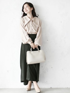 「Cawaii」｜CAWAIIスタッフさん（レディース・155cm）の春コーディネート