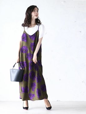 「Cawaii」｜CAWAIIスタッフさん（レディース・155cm）の春コーディネート