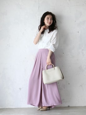 「Cawaii」｜CAWAIIスタッフさん（レディース・155cm）の春コーディネート