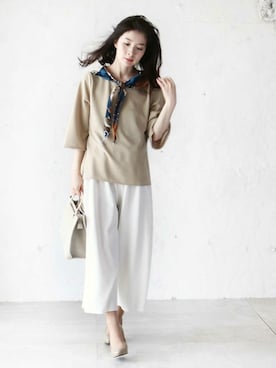 「Cawaii」｜CAWAIIスタッフさん（レディース・155cm）の春コーディネート