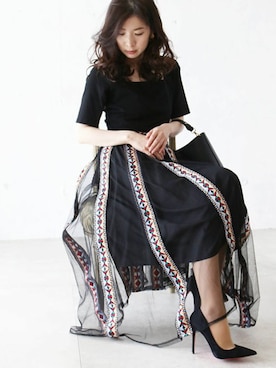 「Cawaii」｜CAWAIIスタッフさん（レディース・155cm）の春コーディネート