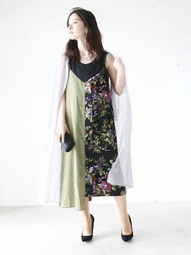 「Cawaii」｜CAWAIIスタッフさん（レディース・155cm）の春コーディネート