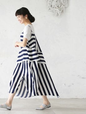 「Cawaii」｜CAWAIIスタッフさん（レディース・162cm）の春コーディネート