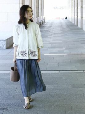 「Cawaii」｜CAWAIIスタッフさん（レディース・155cm）の春コーディネート