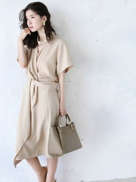 「Cawaii」｜CAWAIIスタッフさん（レディース・155cm）の春コーディネート