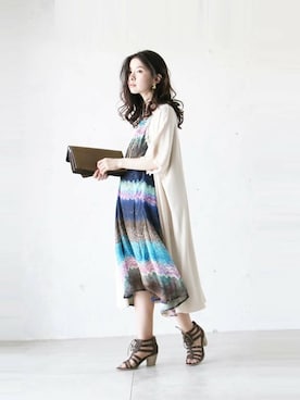 「cawaii（カワイイ）のアイテム」を使った、こじまゆCAWAIIスタッフさん（レディース・155cm）の春コーディネート