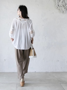 「Cawaii」｜CAWAIIスタッフさん（レディース・155cm）の春コーディネート