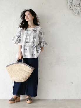 「Cawaii」｜CAWAIIスタッフさん（レディース・155cm）の春コーディネート