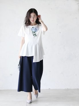 「Cawaii」｜CAWAIIスタッフさん（レディース・155cm）の春コーディネート