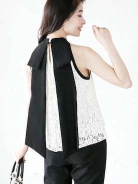 「cawaii（カワイイ）のアイテム」を使った、こじまゆCAWAIIスタッフさん（レディース・155cm）の春コーディネート