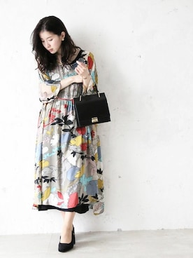 「cawaii（カワイイ）のアイテム」を使った、こじまゆCAWAIIスタッフさん（レディース・155cm）の春コーディネート