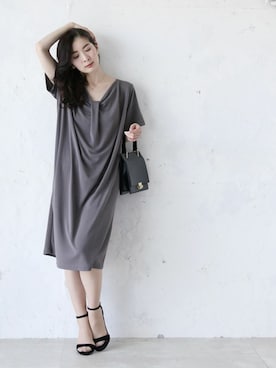 「Cawaii」｜CAWAIIスタッフさん（レディース・155cm）の夏コーディネート