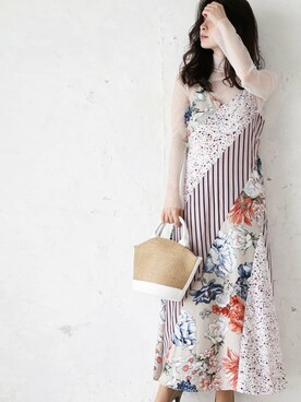 「Cawaii」｜CAWAIIスタッフさん（レディース・155cm）の夏コーディネート