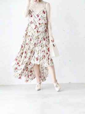 「Cawaii」｜CAWAIIスタッフさん（レディース・155cm）の夏コーディネート