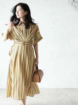 「Cawaii」｜CAWAIIスタッフさん（レディース・155cm）の夏コーディネート