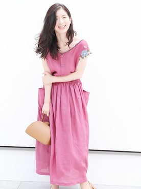 「Cawaii」｜CAWAIIスタッフさん（レディース・155cm）の夏コーディネート