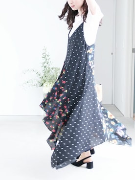 「Cawaii」｜CAWAIIスタッフさん（レディース・155cm）の夏コーディネート