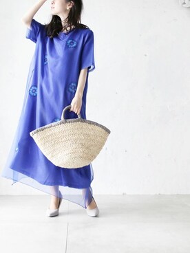 「Cawaii」｜CAWAIIスタッフさん（レディース・155cm）の夏コーディネート