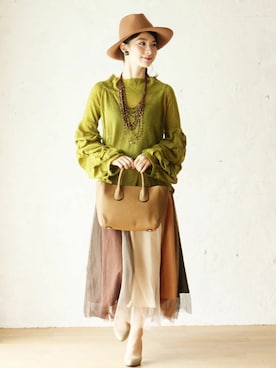 「Cawaii」｜CAWAIIスタッフさん（レディース・155cm）の夏コーディネート